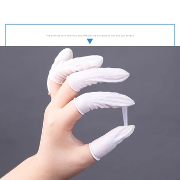 

Disposable Emulsion Finger Cover portable anti-static dust-free protective finger covers finger sets For Beauty manicure Work