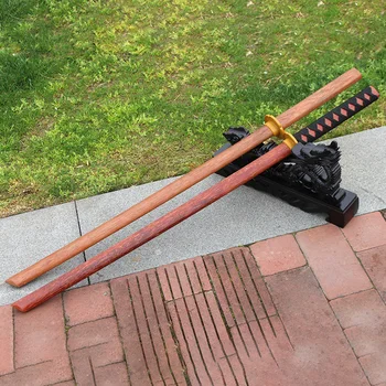 

Solid Wood Ju Combine Road Wood sword Japan Kendo Woodens Adult Children Two Flow sword Practice Training wood sowrd