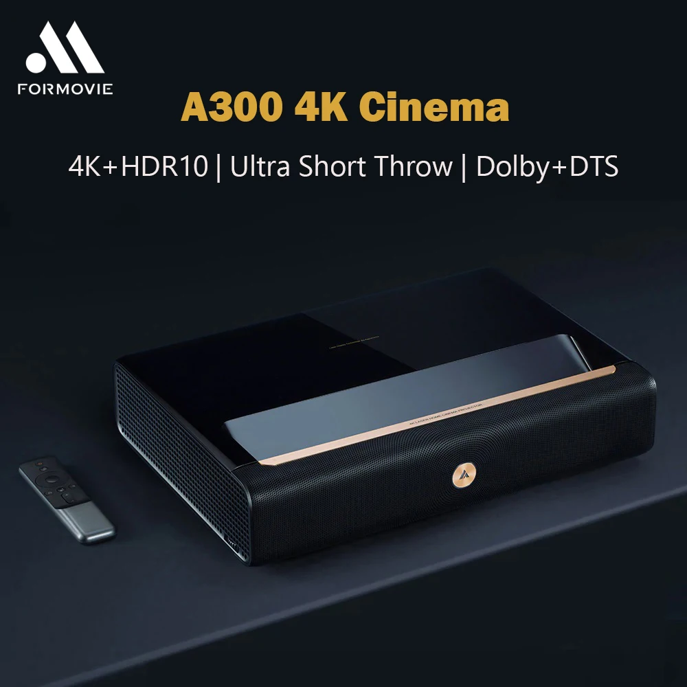 

Fengmi Formovie A300 4K Projector Ultra Short Throw Laser Projectors ALPD TV Home Theater Support 3D Original 4000:1 Contrast