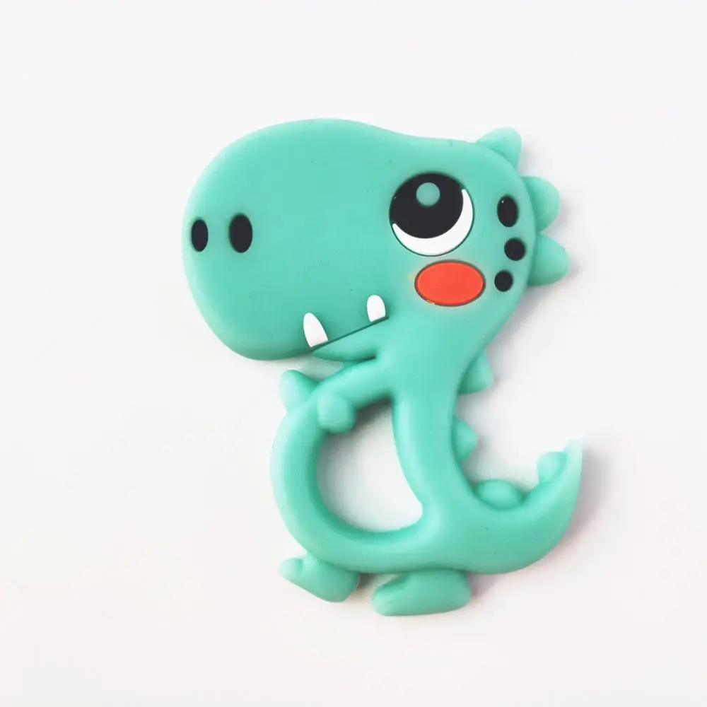 Imebaby Baby Teether Cartoon Animal Silicone Rodent BPA Free Baby DIY Bracelet Molar Toy Accessories 1pc