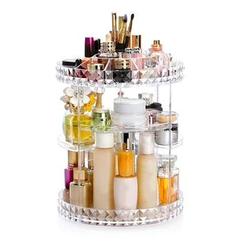 

Cosmetics Makeup Brush Organizer Storage Box Case Jewelry Organizer Storage Make Up Box Lipstick Brush Pen Holder Organizer