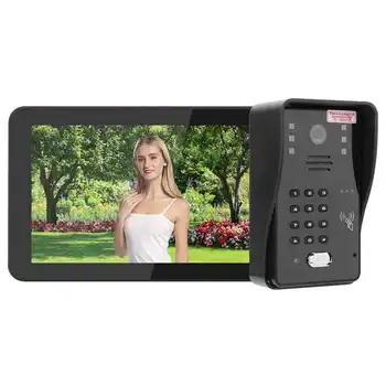 

mirilla digital doorbell camera Wired Wifi Video Intercom 9in TFT LCD Display Remote APP Password ID Card Night
