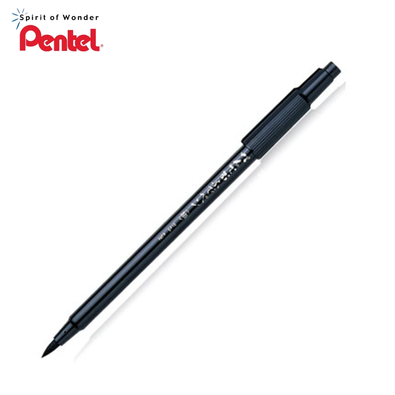 Ручка-кисть Pentel XSF15 японская ручка для каллиграфии с черными чернилами 2 шт./лот |
