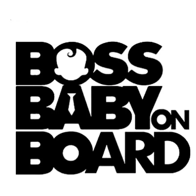 

Interesting Boss Baby on Board Funny Car Sticker Cover Scratches Waterproof Motorcycle Accessories Pvc 17cm X 13cm