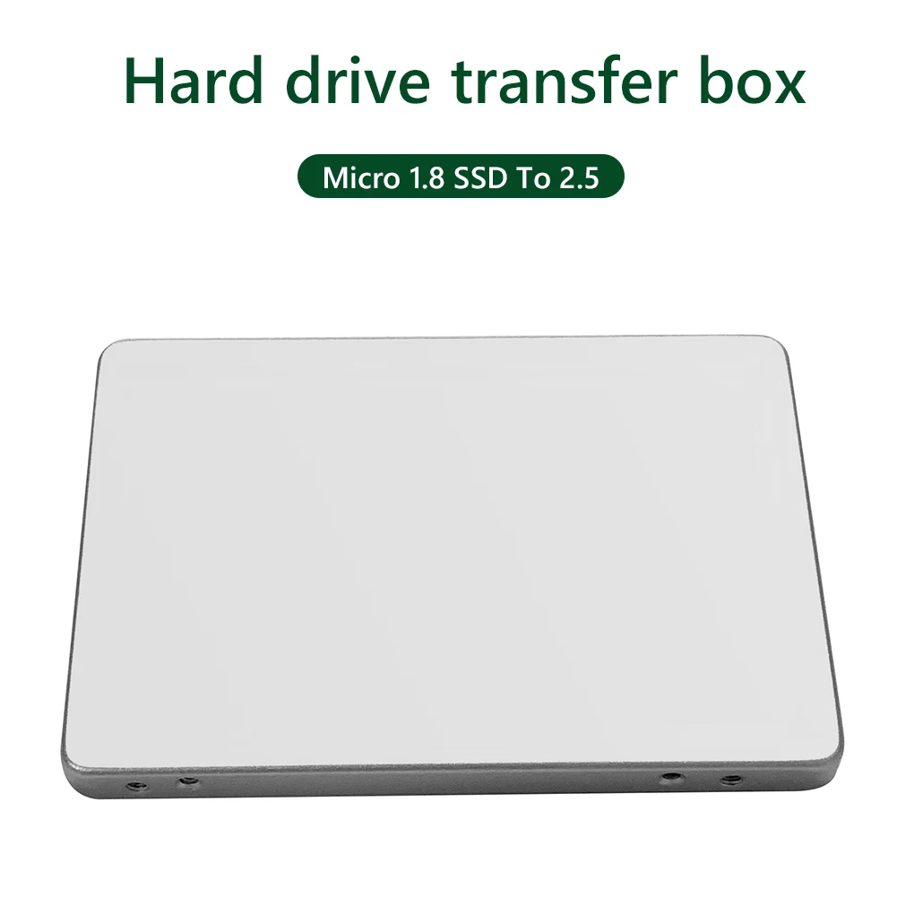 USATA Micro 1.8 inch SSD to 2.5 inch SATA Adapter Aluminum Alloy SATA Hard Disk Drive Case SSD Enclosure Box external hdd case