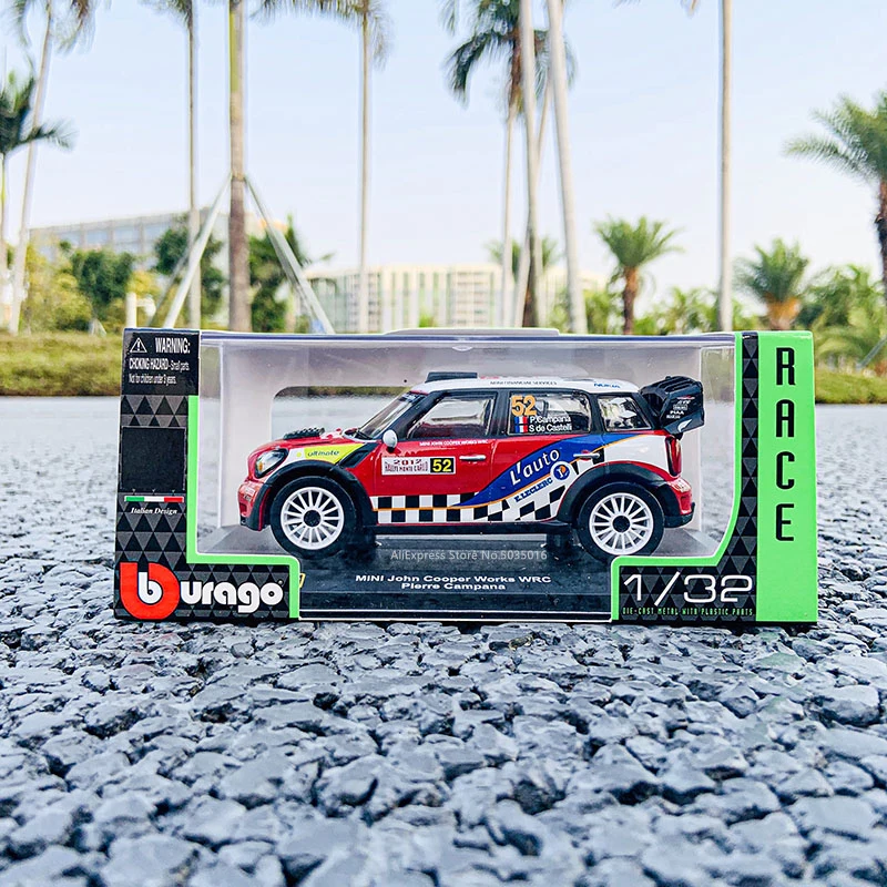 Bburago 1:32 bmwミニジョン · クーパーは、wrc dtm wtcc #52