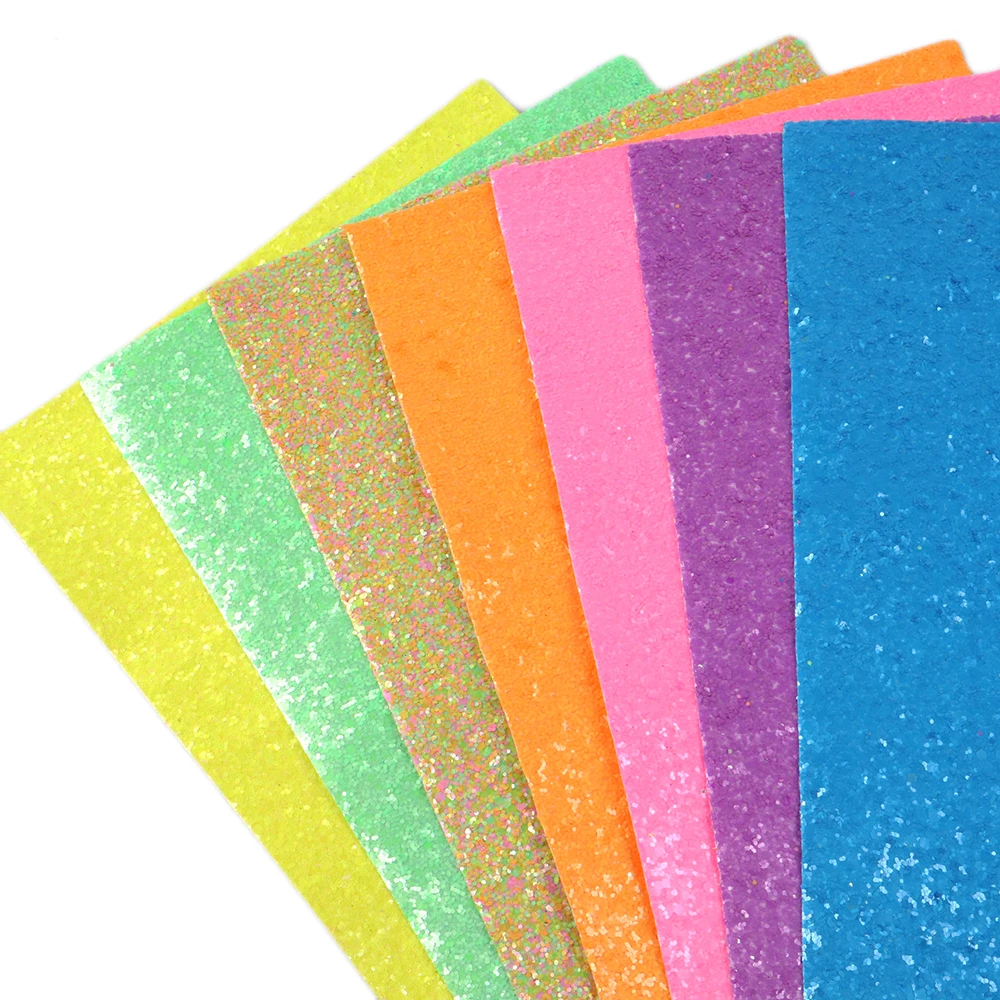 7 шт многоцветные массивные блестящие искусственные листы из искусственной кожи, материалы ручной работы для рукоделия, 1Yc8187