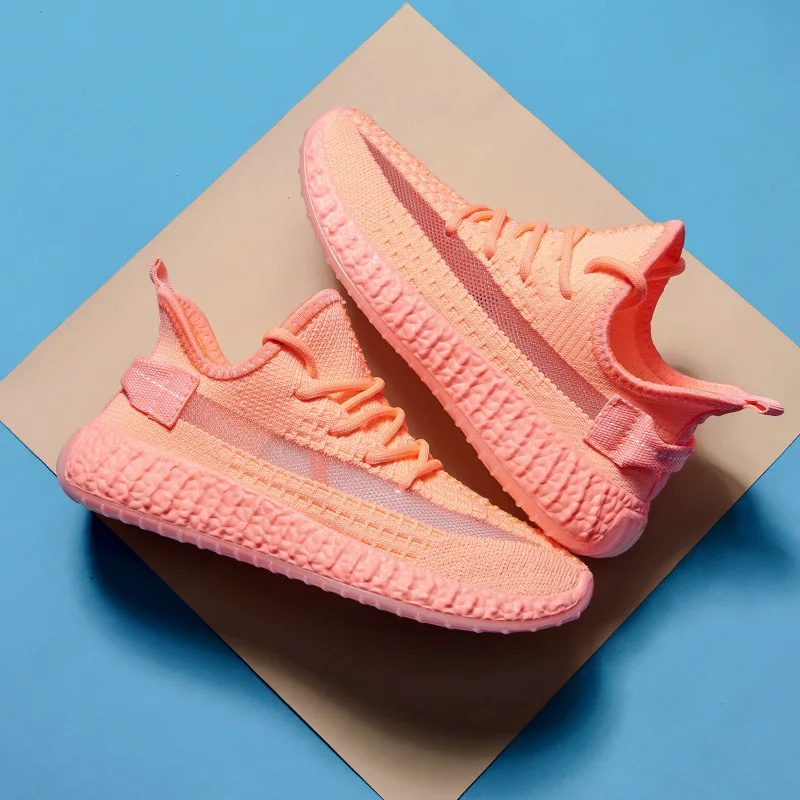 

Women Vulcanized Shoes Fashion Spring Summer Breathable Women Sneakers Sports Leisure Shoes Women Shoes Mesh Fabric Lace Up