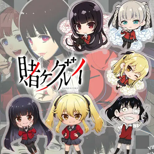 

Acrylic Keychain Key ring Strap Anime Kakegurui Jabami Yumeko Saotome Cute 6cm