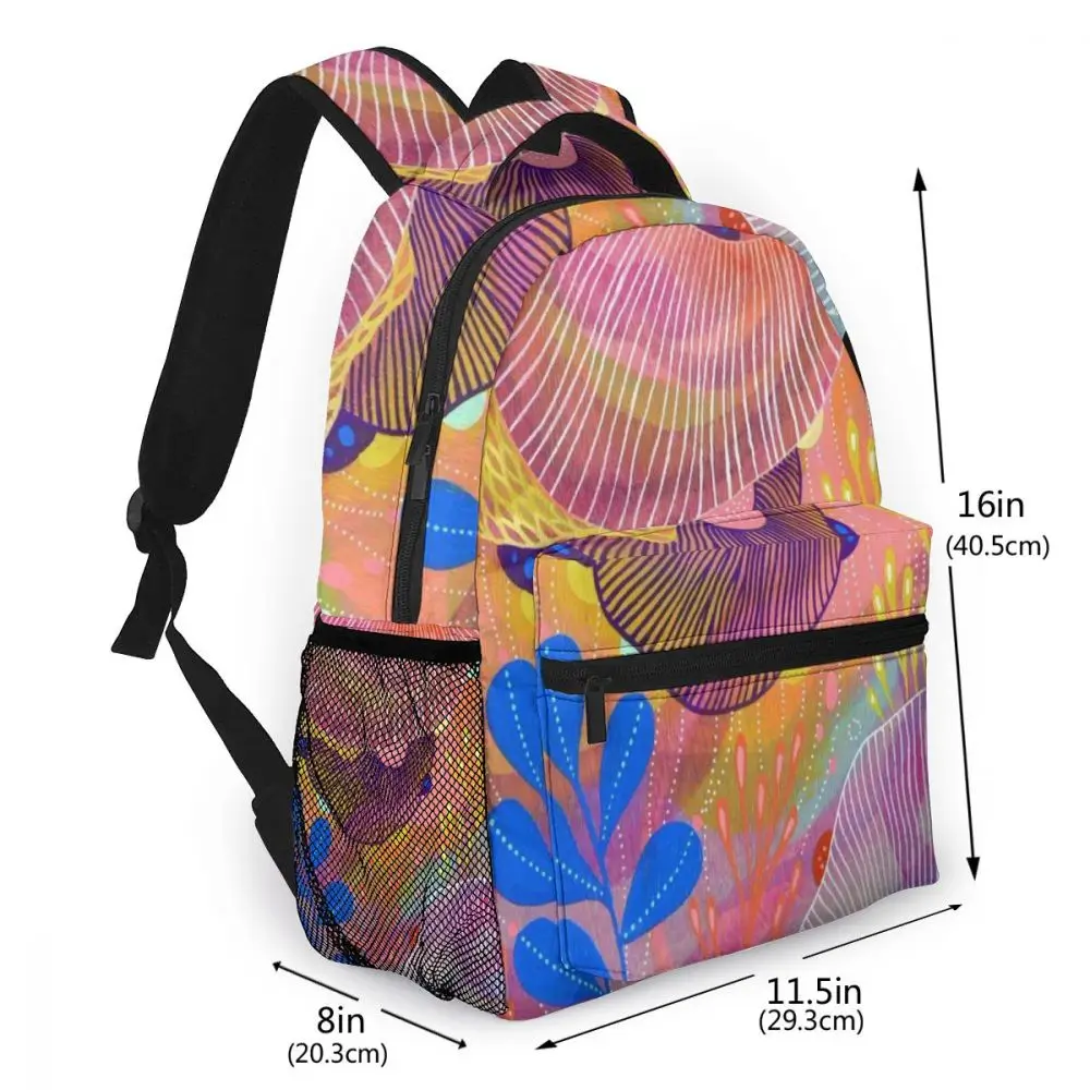 

WHEREISART Colorful Landscape Paintings Printed School Bags Backpacks Rucksack Teen Boys Girls Orthopedic Satchel Dropshipping