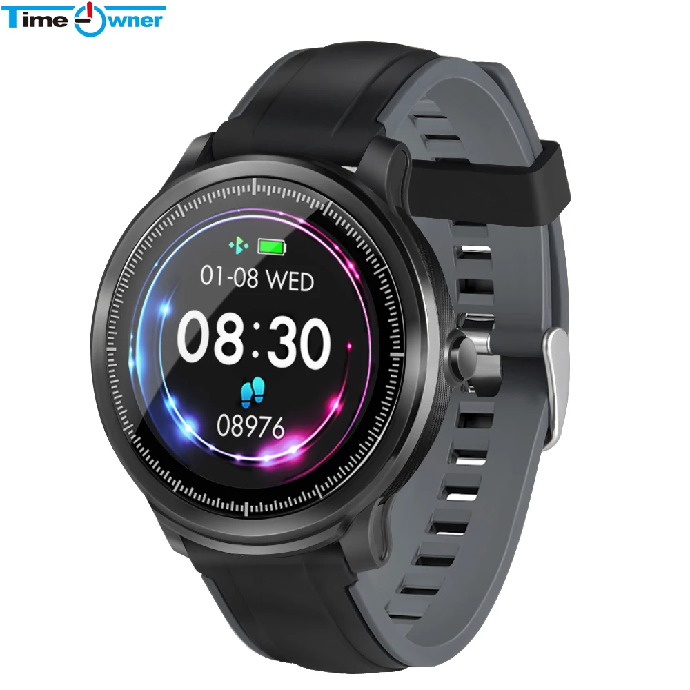 Умные часы Time Owner с цветным экраном IP68 водонепроницаемые 1 3 дюйма круглым