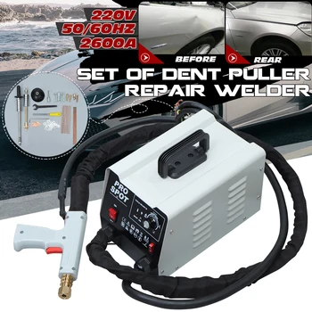 

220V 2600AMP Repair Welders Set Welding Equipment Vehicle Panel Spot Puller Dent Spotter Stud Active Portable Spot Welders