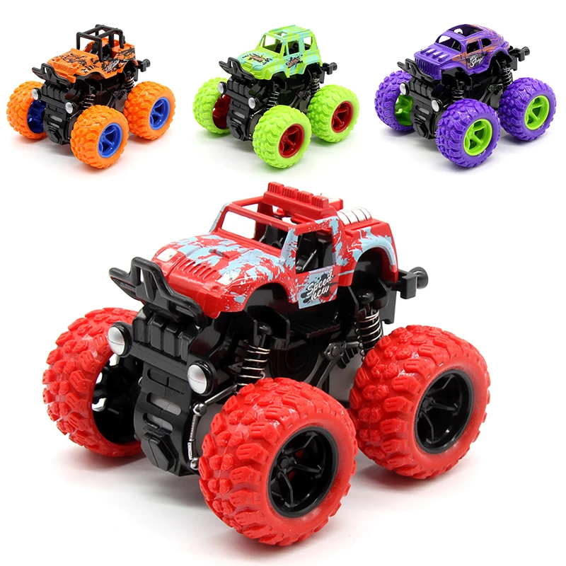 

Toy Car Wheels Car Off-Road Big Wheels Vehicle Drive Trucks Toys Rotation Car Toy for Boy