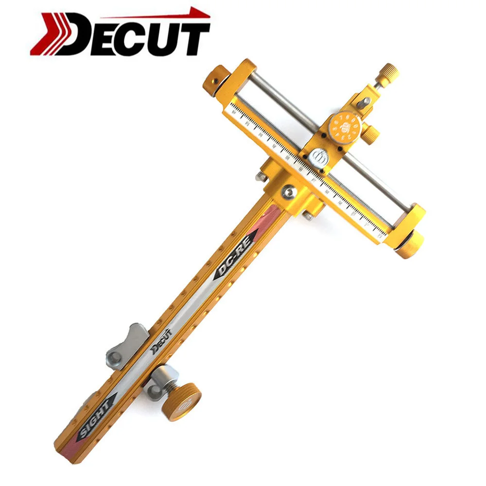 

Aluminum Alloy Recurve Archery Sight Adjustable Assembly Parts 1pc Decut