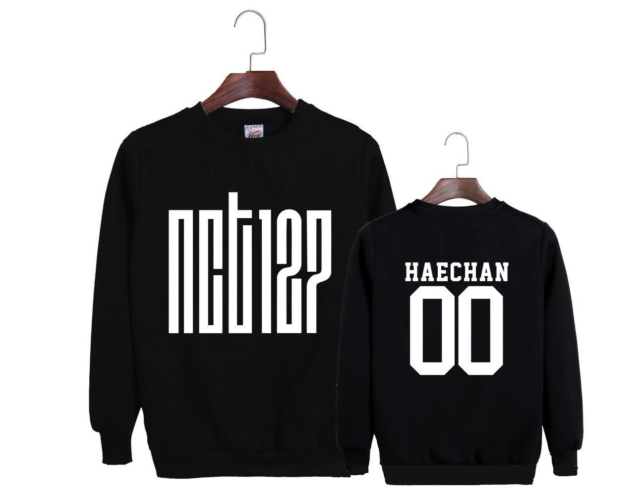 black2 KPOP NCT 127 альбом пожарная машина Марка JaeHyun с тем же свитером мужские и женские свободные повседневные дропшиппинг - Цвет: black2