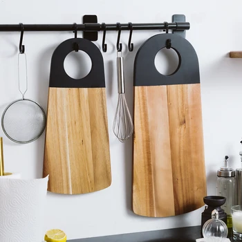 

Household fruit cutting board solid wooden Pizza bread board baking chopping board children's food supplement board mx11131407