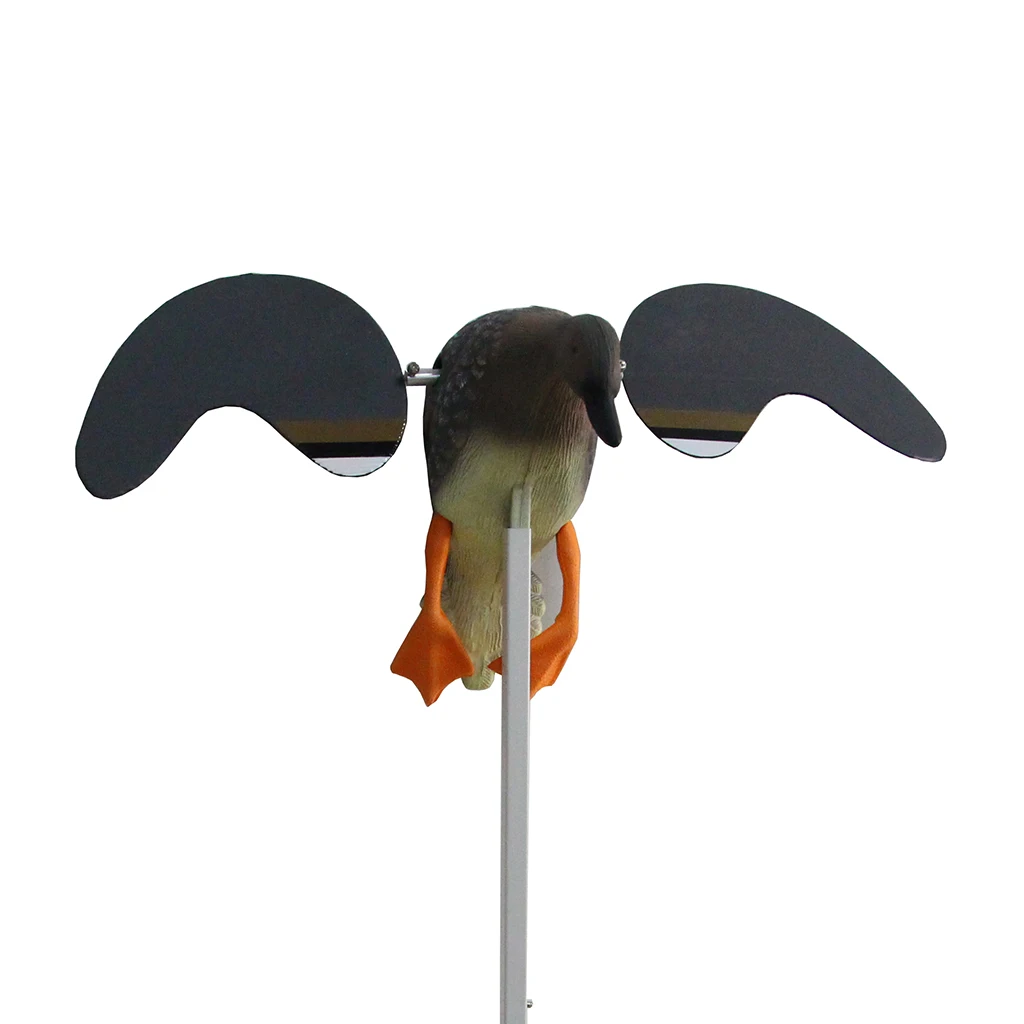  2pcs PE Electric Flying Hunting Duck Decoys Fishing Lures RC Remote Control Male & Female for Hunti