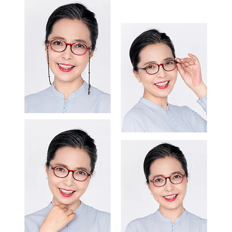 Vintage Professor Oval Reading Glasses Retro Full Rim Blue Light Blocking Computer Reading Glasses UV400 Clear Lens Lightweight