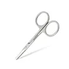 1pc Stainless Steel Portable Round Head Curved Mustache Nose Ear Hair Remover Scissor Trimmer Safety Eyebrow Beauty Scissors 2
