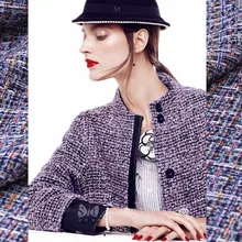 Высококачественная цветная мягкая твидовая ткань для пальто tissu au metre bazin riche getzner telas por metro tissus tecido stof tessuti