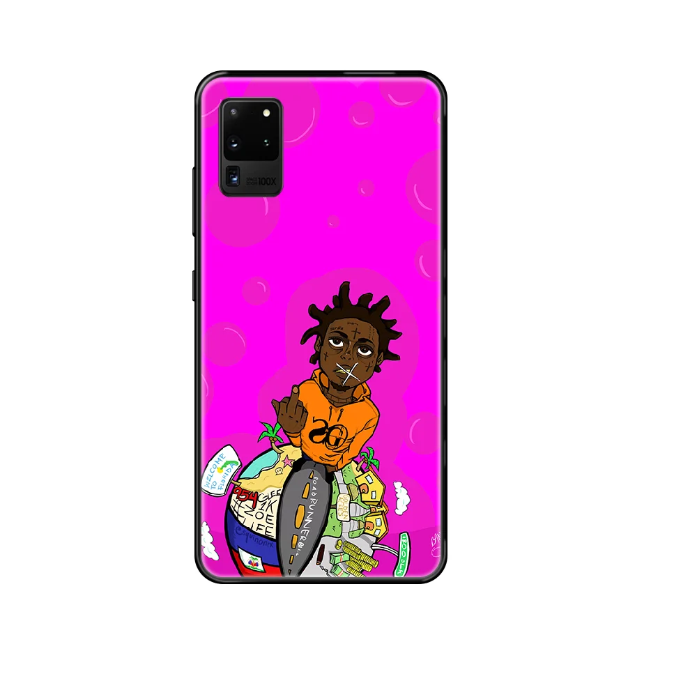 kodak black rap singer Phone case For Samsung Galaxy S 3 4 5 6 7 8 9 10 Plus Lite Edge black art waterproof luxury shell tpu