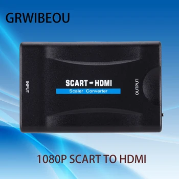 

Scart To HDMI 1080P Adapter Audio Video Upscale Converter For HDTV Sky Box STB For Smartphone HD TV DVD Scart To HDMI Project