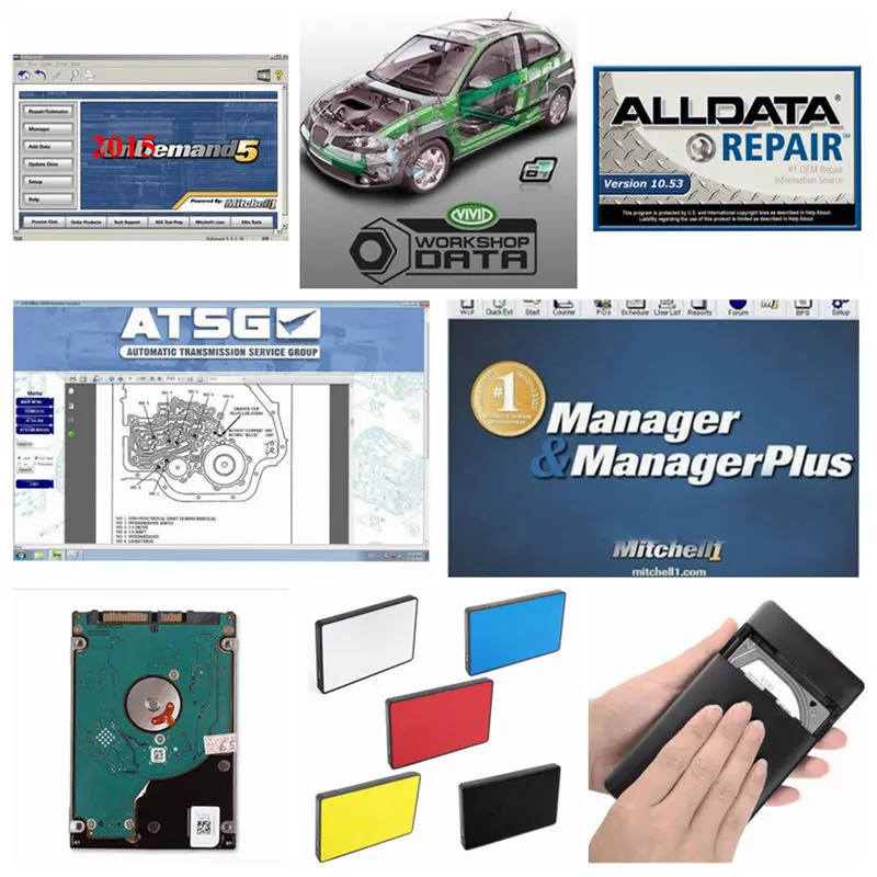 US $90.25 Alldata 1053v Auto Repair Software Mitchell Od5 Mitchell OnDemand Elsa ETKA Vivid Workshop All Data Software 1TB HDD 2021