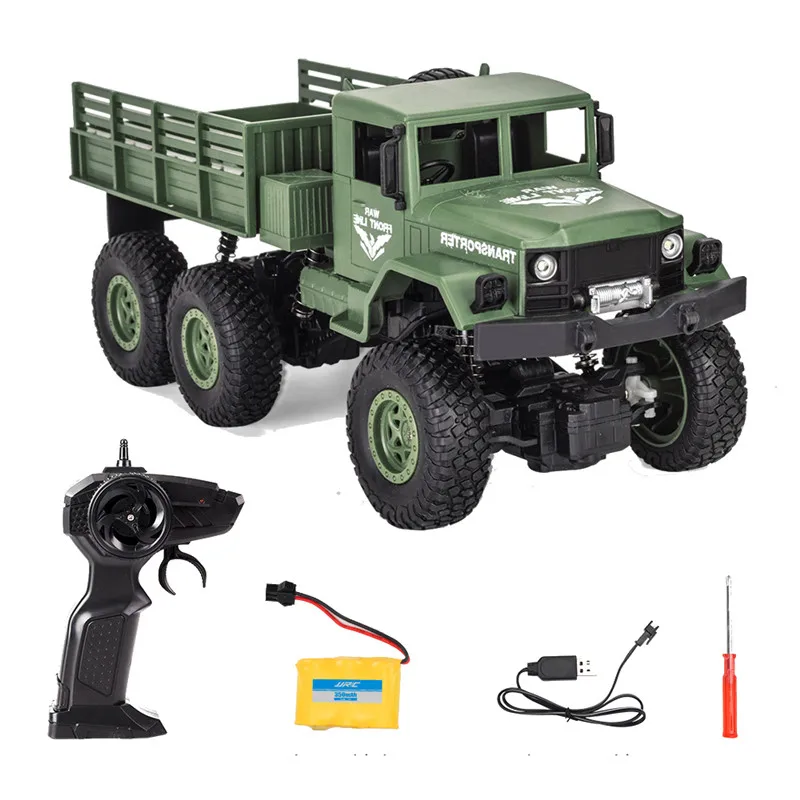 JJRC Q68 Q69 1/18 2 4G 4CH 6WD 130 матовый двигатель желтый/зеленый Радиоуправляемый