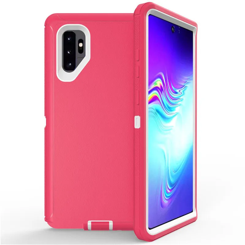 

Samsung s6 s7edge s8 s9 s10 note10 Plus note8 note9 Robot Back Clip 360 Degree Screen Full Body Protection Case Shockproof Armor