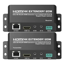 394Ft/120M HDMI1.4 удлинитель с HDMI Loop-out 4 k@ 30Hz IR RS232 по IP Cat6/5E конвертер передатчик