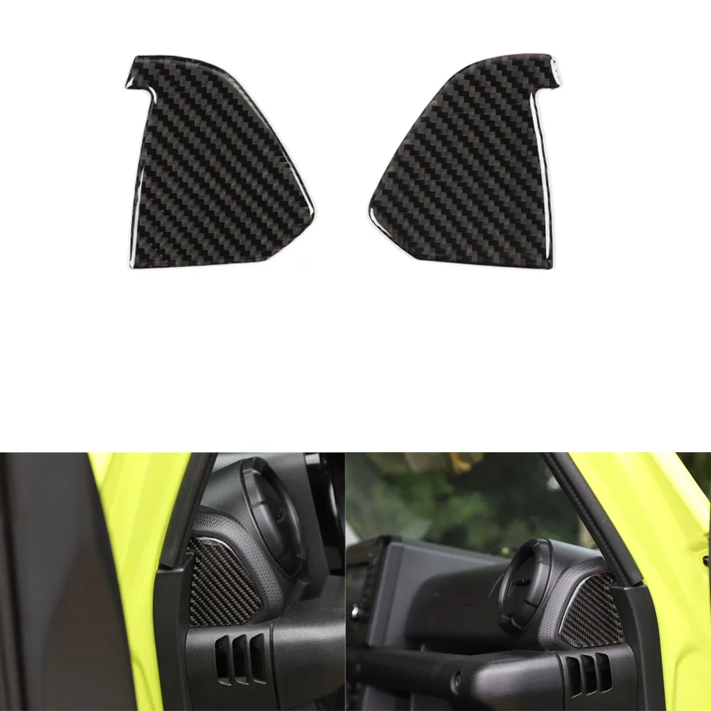 

2pcs/set Car Dashboard Side Air Outlet Vent Decoration Stickers Styling For Suzuki Jimny 2019+ Interior Auto Moldings