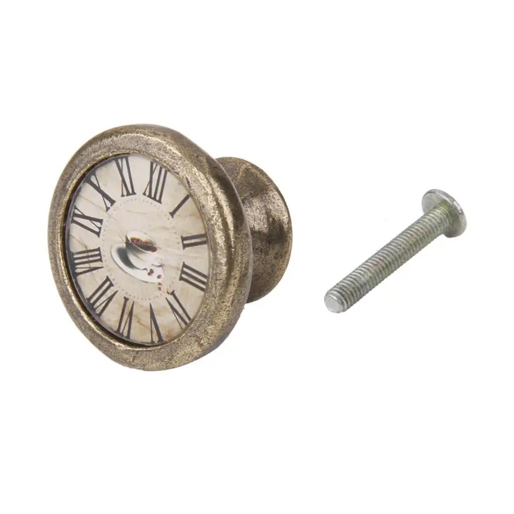 Vintage Cabinet Door Drawer Dreser Handle Pull Wardrobe Retro Knob Hardware Zinc alloy Home Decors Item