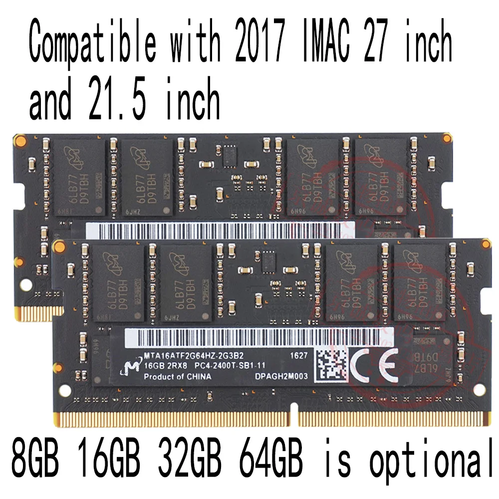 2017 IMac 5K 27 дюймов apple оперативная Память ОЗУ 4 ГБ 8 16 32 DDR4 2400 | Компьютеры и офис