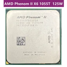 AMD Phenom II X6,1055T prise AM3, 1055 1055G 2.8 W Six Core, 125W