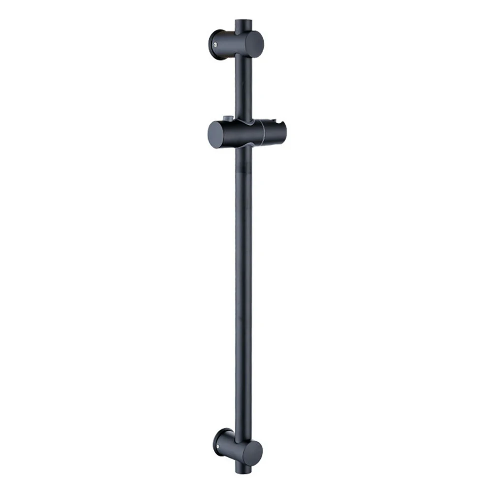 Stainless Steel Bath Sliding Bar Wall Mounted Adjustable Rail Bathroom Accessories Handheld Shower Head Rod
