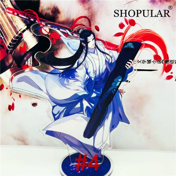 Аниме Modaozushi Grandmaster of Demonic культивирование мультфильм акриловый брелок LWJ WWX Гламурная Модель брелок на цепочку для ключей Подарочный Декор