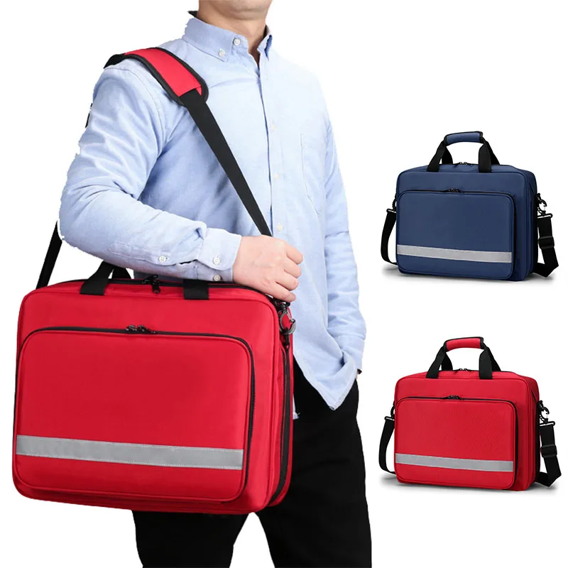 Empty Bag First Aid Portable Shoulder Medical Bag Outdoor Emergency