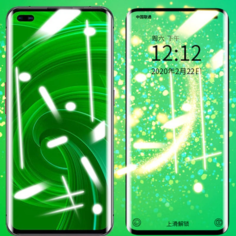 Полное клеевое закаленное стекло с полным покрытием для OPPO Realme 6 6S 6i защита экрана