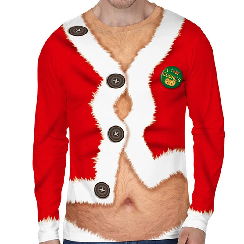 Уродливый Рождественский свитер для мужчин и женщин, осенне-зимние свитера, джемперы, топы для мужчин и женщин, 3D Толстовка с капюшоном, свитер, пуловер, Рождественская одежда - Цвет: christmas Sweater 9