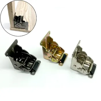 

90 Degrees Self-locking Folding Hinge Table Leg Bracket Desk Chair Feet Extension Cabinet Hinges Furniture Accessories