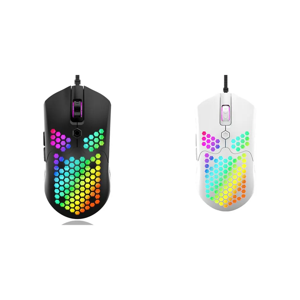 

M5 Wasp Lightweight Wired Hollow Hole Mouse E-sports Game Mouse Ergonomic Optical Mouse Eating Chicken Computer Gaming Mouse