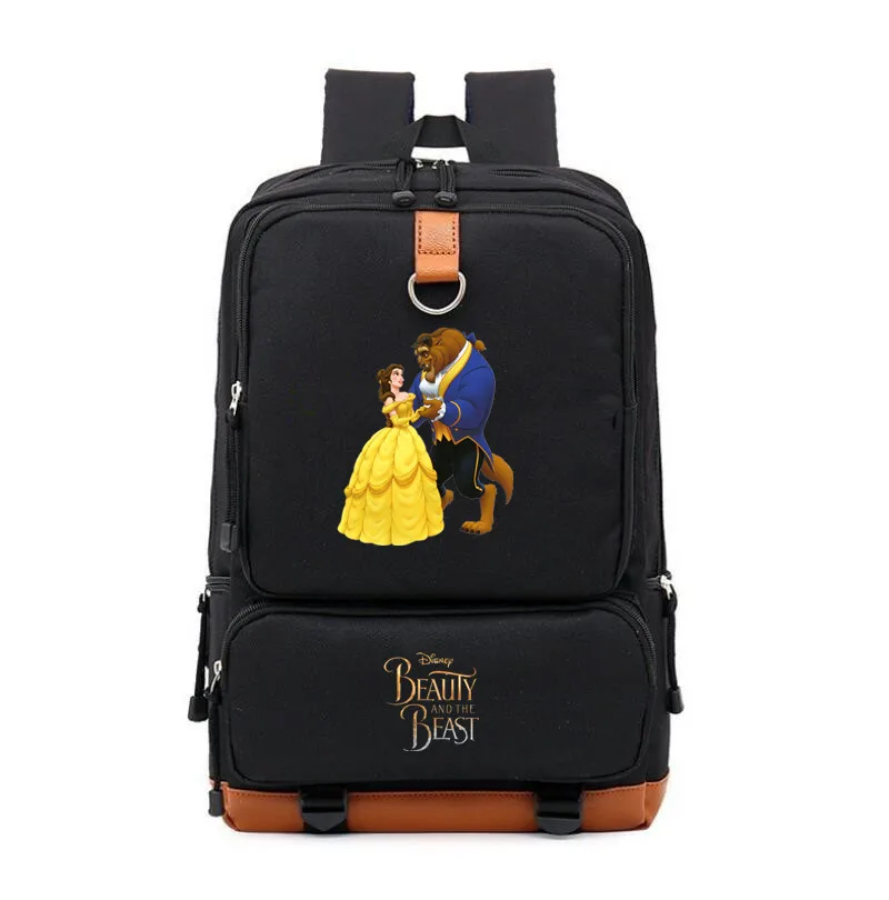 Детская Красавица и Чудовище mochila Печать Рюкзак для подростков школьная сумка дорожная сумка для ноутбука рюкзак