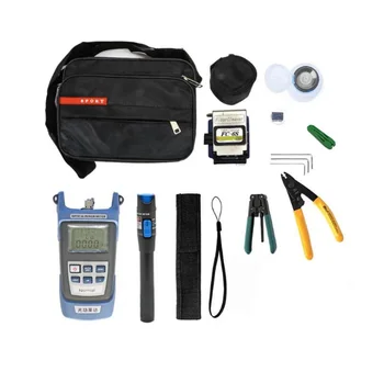 Buy Fiber Optic FH Tool Kit With Fiber Cleaver Visual Fault Locator Stripper Set Bag