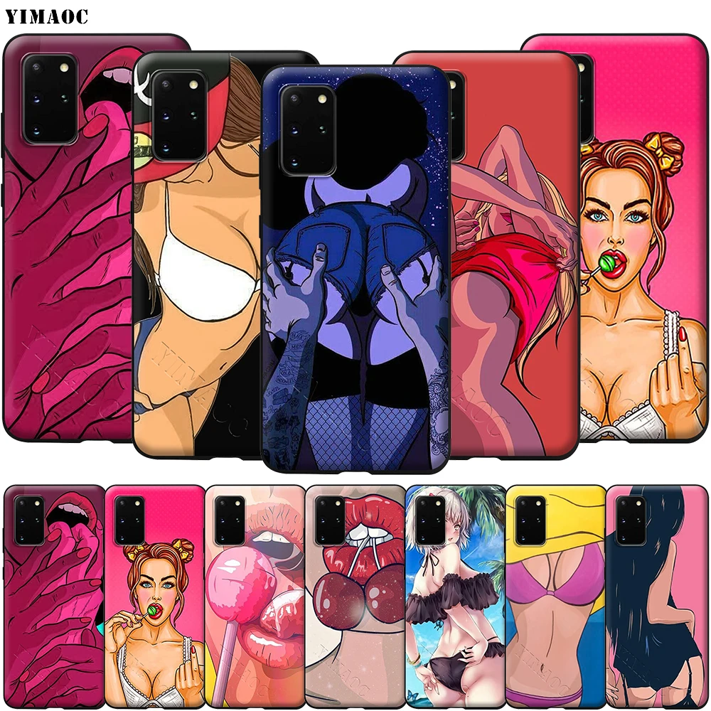 YIMAOC Sexy Hot Girl Twerk It Swag On Soft Silicone Case for Samsung Galaxy S6 S7 Edge S8 S9 Plus A3 A5 A6 Note 8 9 | Мобильные