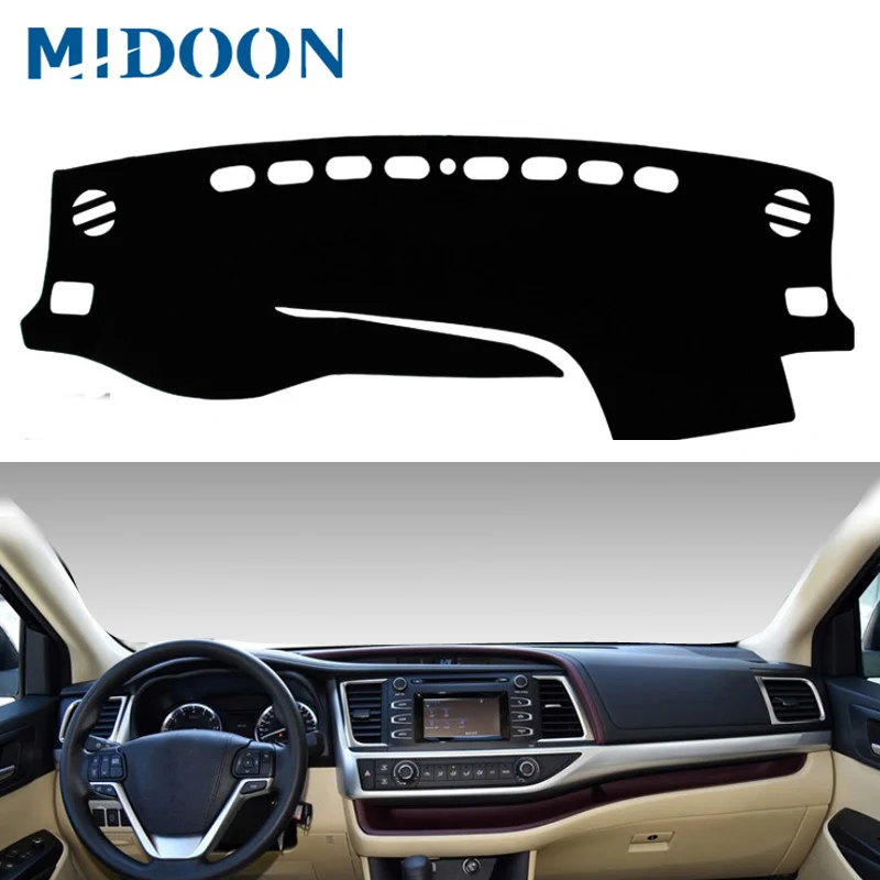 MIDOON для Toyota Highlander Kluger 2014 2015 2016 2017 2018 2019 Чехлы стайлинга автомобиля коврик