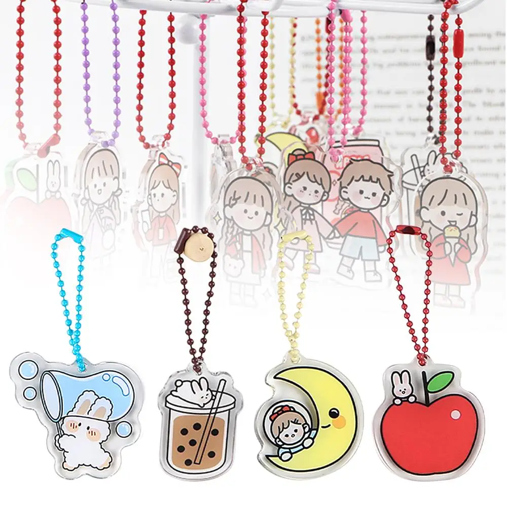 

Creative Personality Keychain Pendant Cute Cartoon Key Ring Delicate Home Party Supplies Hotel Acrylic Keychain