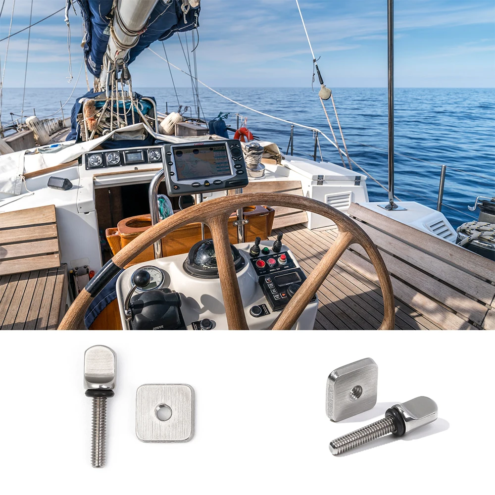

1/2pcs Stainless Steel Boat Surfboard Fin Screw & Fin Plate Replacement Kit Longboard Fin Screws Plate Multi Tool Boat