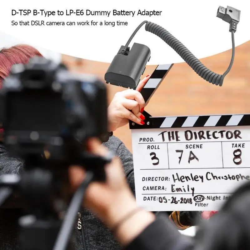 D-TSP-LP-E6 DSLR пустышка батарея видео/астрономическая съемка задержка экспозиции адаптер питания b-тип адаптер для Canon