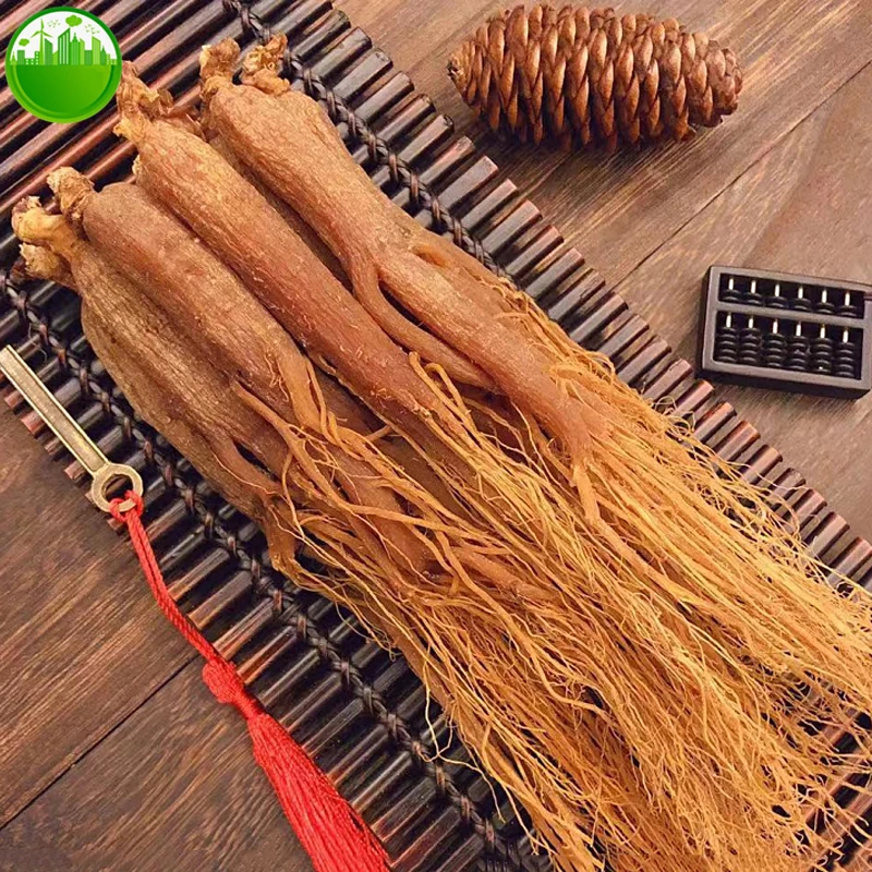 Original Red Ginseng Roots Whole Root Pieces - Red Panax Ginseng Roots Ginseng Powder