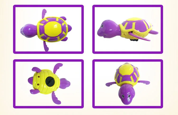 Baby Water Toys Winding Swimming Turtle Children Summer Play with Water Bath Winding Swimming